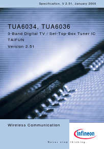 TUA6036 Datasheet PDF Infineon Technologies
