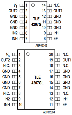TLE4207GL Datasheet PDF Infineon Technologies