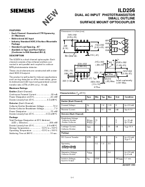 ILD256 Datasheet PDF Infineon Technologies