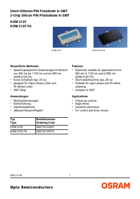 Q62702-P5313 Datasheet PDF Infineon Technologies