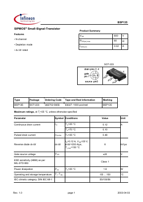 Q62702-S655 Datasheet PDF Infineon Technologies