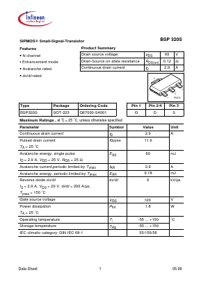Q67000-S4001 Datasheet PDF Infineon Technologies