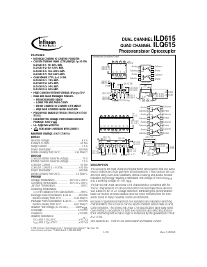 ILQ615-1 Datasheet PDF Infineon Technologies