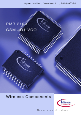 PMB2100 Datasheet PDF Infineon Technologies