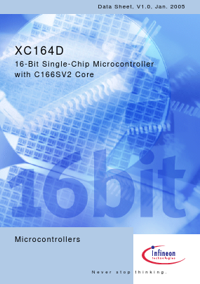 XC164D Datasheet PDF Infineon Technologies
