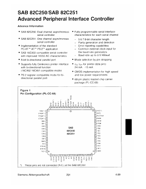 SAB82C251 Datasheet PDF Infineon Technologies