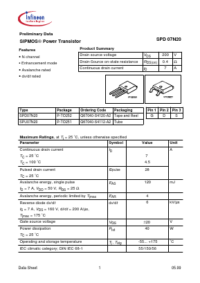 Q67040-S4112-A2 Datasheet PDF Infineon Technologies