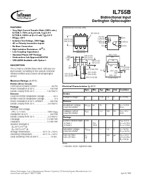 IL755B-1 Datasheet PDF Infineon Technologies