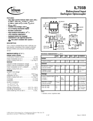 IL755B Datasheet PDF Infineon Technologies