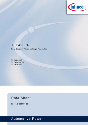 TLE42694 Datasheet PDF Infineon Technologies