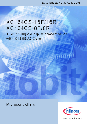 SAF-XC164CS-16F20F Datasheet PDF Infineon Technologies
