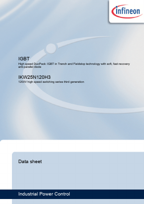 IKW25N120H3 Datasheet PDF Infineon Technologies