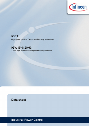 IGW15N120H3 Datasheet PDF Infineon Technologies