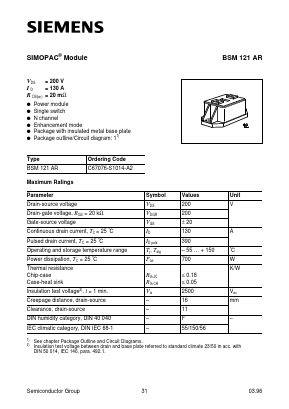 C67076-S1014-A2 Datasheet PDF Infineon Technologies
