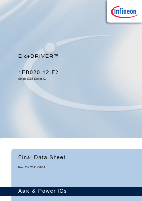 1ED020I12-F2 Datasheet PDF Infineon Technologies
