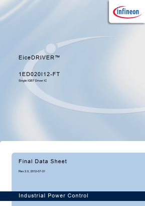 1ED020I12-FT Datasheet PDF Infineon Technologies