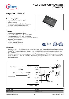 1EDI30J12CP Datasheet PDF Infineon Technologies