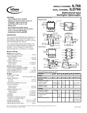 IL766-1 Datasheet PDF Infineon Technologies