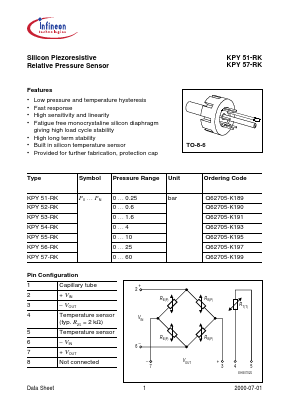 Q62705-K190 Datasheet PDF Infineon Technologies