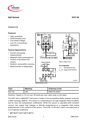 KSY46 Datasheet PDF Infineon Technologies