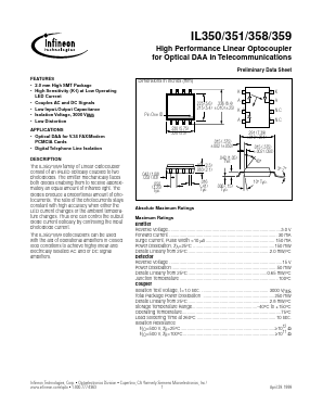 IL350 Datasheet PDF Infineon Technologies