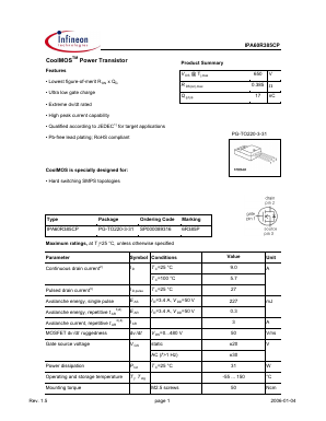 SP000089316 Datasheet PDF Infineon Technologies