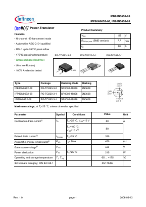 SP0002-18826 Datasheet PDF Infineon Technologies