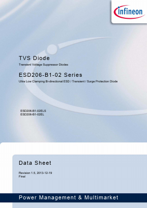 ESD206-B1-02 Datasheet PDF Infineon Technologies