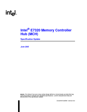 E7320 Datasheet PDF Intel
