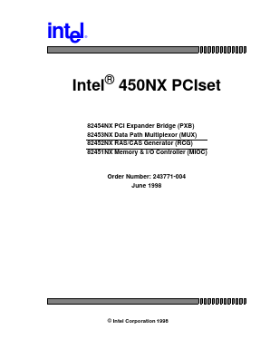 450NX Datasheet PDF Intel
