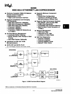 N82586 Datasheet PDF Intel