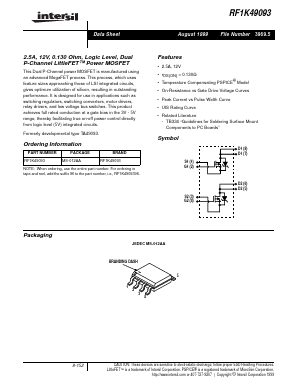 RF1K4909396 Datasheet PDF Intersil