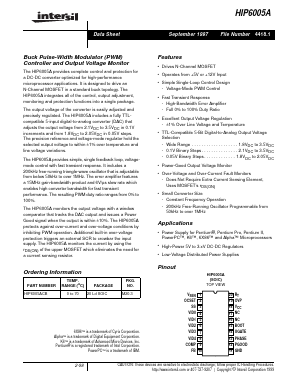 HIP6005ACB Datasheet PDF Intersil