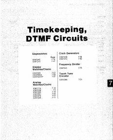 ICM7245 Datasheet PDF Intersil