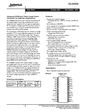 ISL6440A Datasheet PDF Intersil