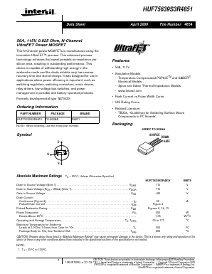 R4851 Datasheet PDF Intersil