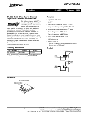 76105DK8 Datasheet PDF Intersil
