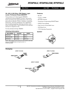F8P6LE Datasheet PDF Intersil