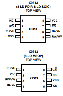 X9313WMZ-3 Datasheet PDF Intersil