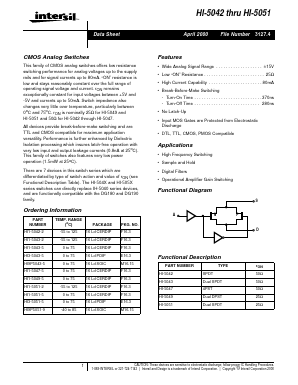 HI-5042 Datasheet PDF Intersil
