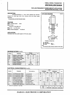 C3242 Datasheet PDF Isahaya Electronics