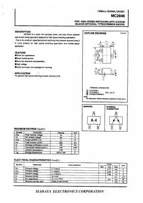 MC2846 Datasheet PDF Isahaya Electronics