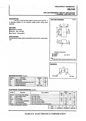 J145 Datasheet PDF Isahaya Electronics