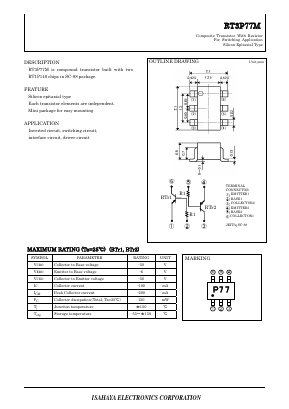 RT3P77M Datasheet PDF Isahaya Electronics