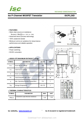 ISCPL25D Datasheet PDF Inchange Semiconductor