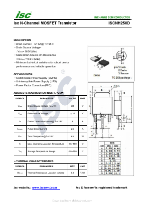 ISCNH250D Datasheet PDF Inchange Semiconductor