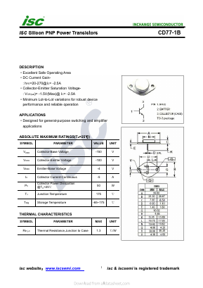 CD77-1B Datasheet PDF Inchange Semiconductor