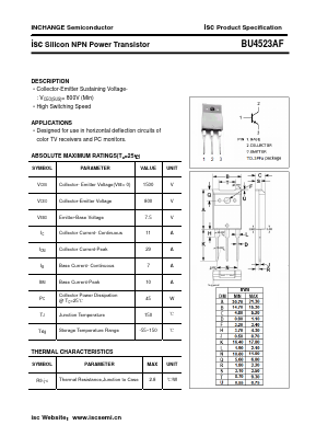 BU4523AF Datasheet PDF Inchange Semiconductor