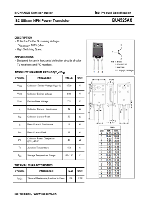 BU4525AX Datasheet PDF Inchange Semiconductor