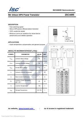 2SC4495 Datasheet PDF Inchange Semiconductor